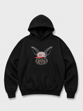 EMBROID YO! Rabbit Embroidered Hoodie – Black