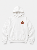 EMBROID Bunny Embroidered Oversized Hoodie – White