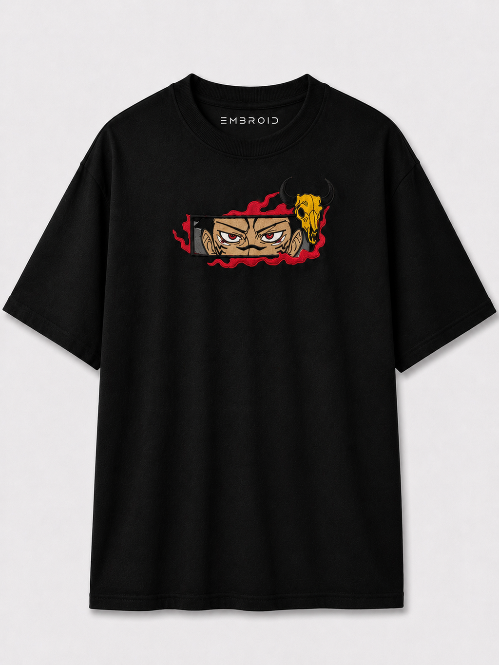 EMBROID Demon Gaze Oversized Tee