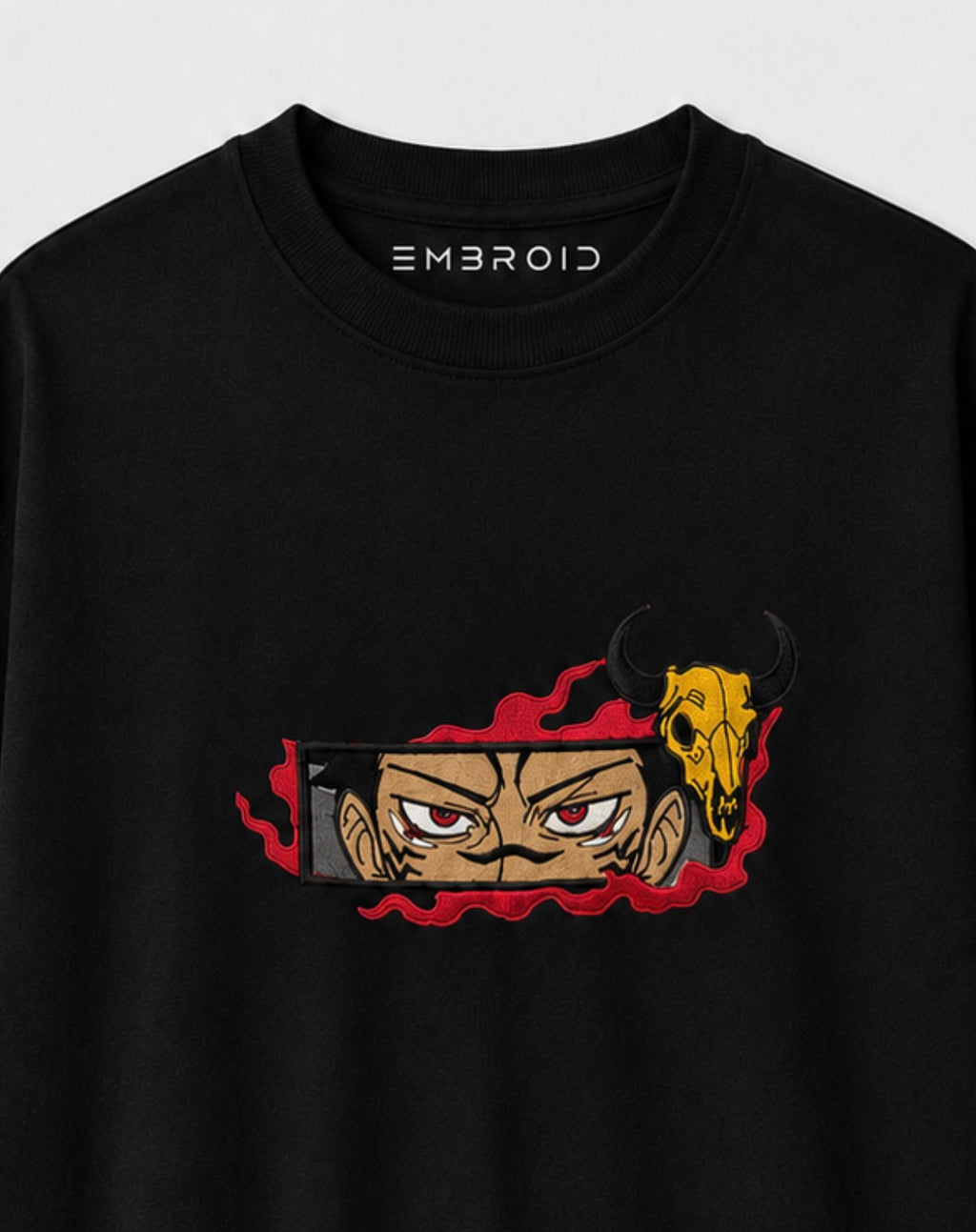 EMBROID Demon Gaze Oversized Tee